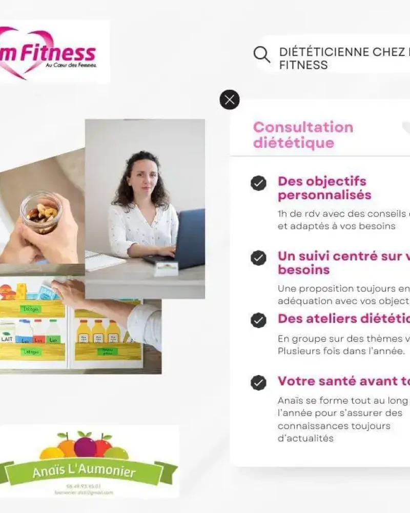 Nutrition, Elle'm Fitness, salle de sport à Saint-Hilaire-de-Riez